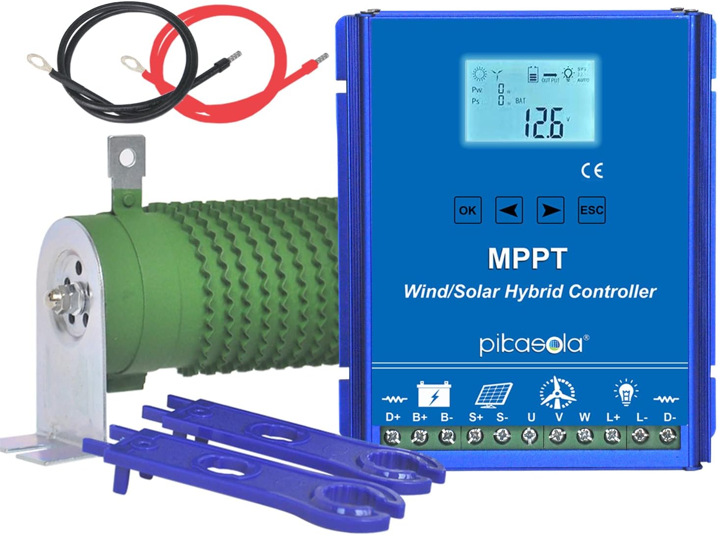 Pikasola 1400W Off-Grid Hybrid Controller